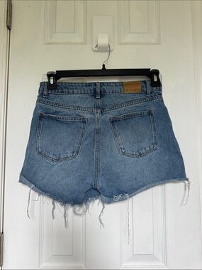 Classic High-Rise Women's Denim Shorts - Blue